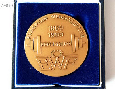 欧洲举重协会1969-2000纪念币