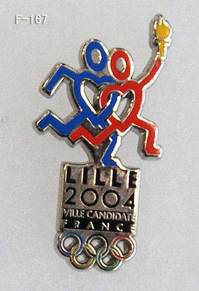 法国里尔申奥纪念徽章