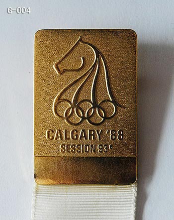 93rd Session Badge,Calgary 1988