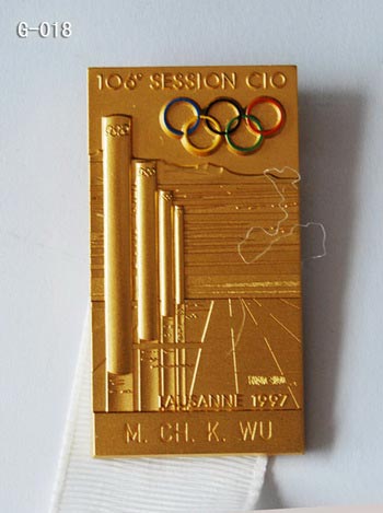 IOC 106th Session Badge,Lausanne 1997