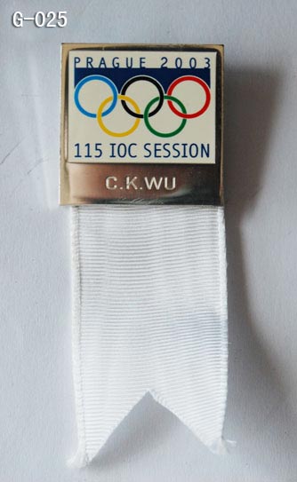 IOC 115th Session Badgee,Prague 2003