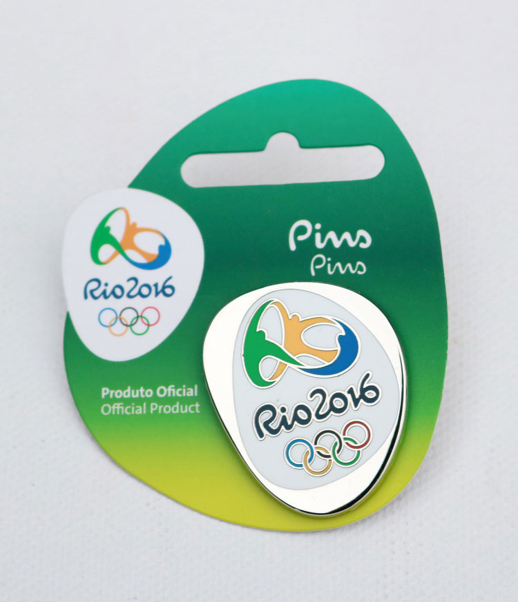 2016里约奥运会徽徽章（银色）