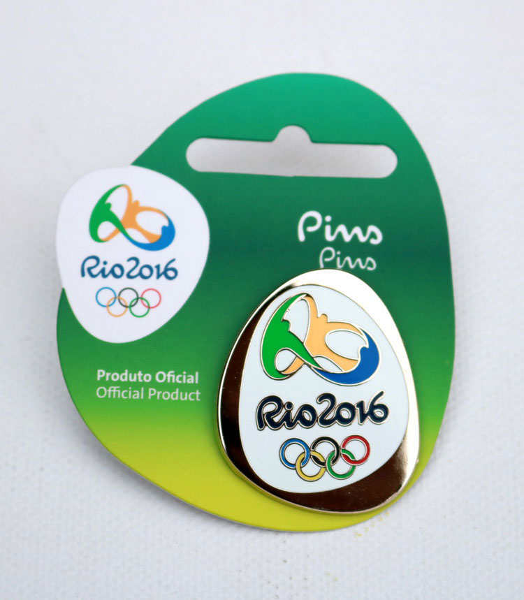 2016里约奥运会徽徽章（金色）