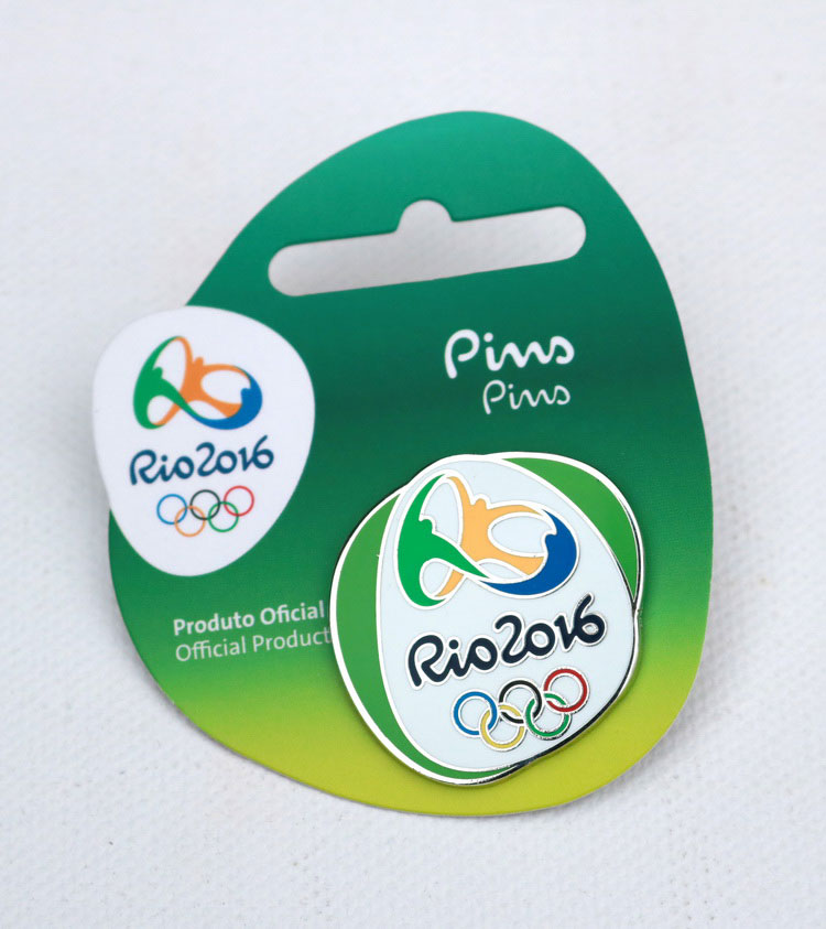 2016里约奥运会徽徽章（浅绿色）